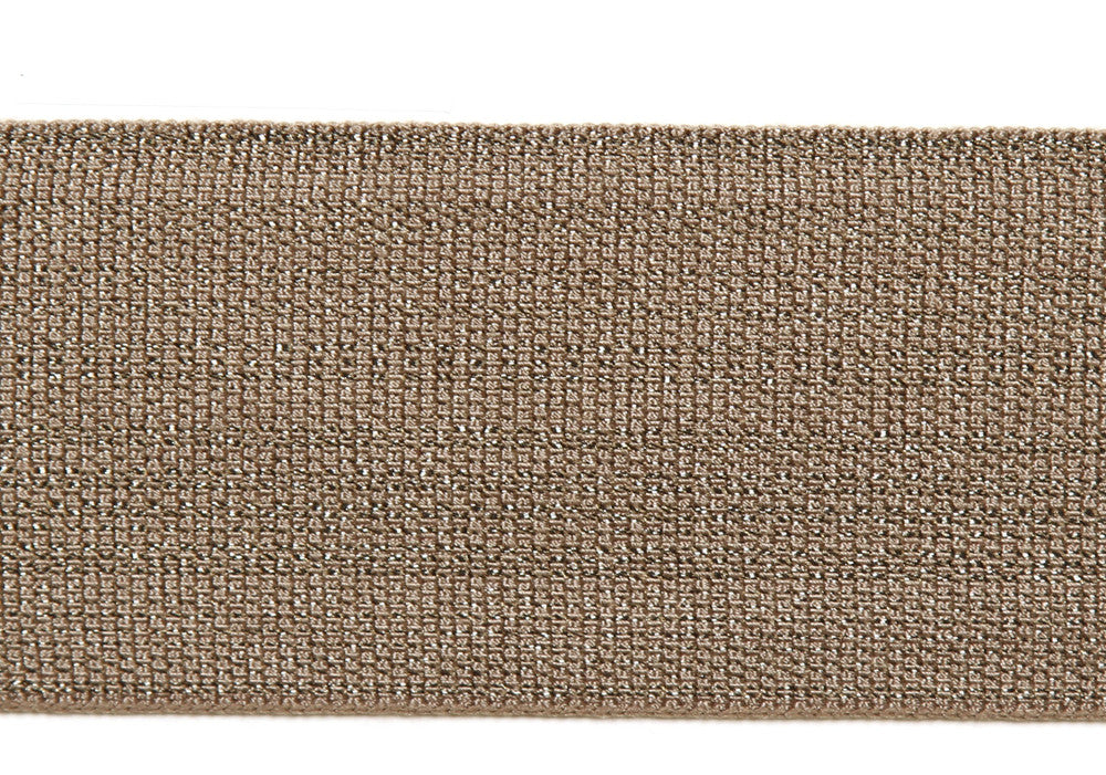 Le Lin Metallic Tape 2" Magnesium by Europatex Fabric Le Lin Collection 41% Fibranne, 30% Rayon, 28% Metallic Yarns, 1% Polyester China Horizontal: N/A and Vertical: N/A 2" - Fabric Carolina -