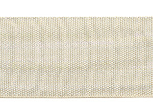 Le Lin Metallic Tape 2" Porcelain by Europatex Fabric