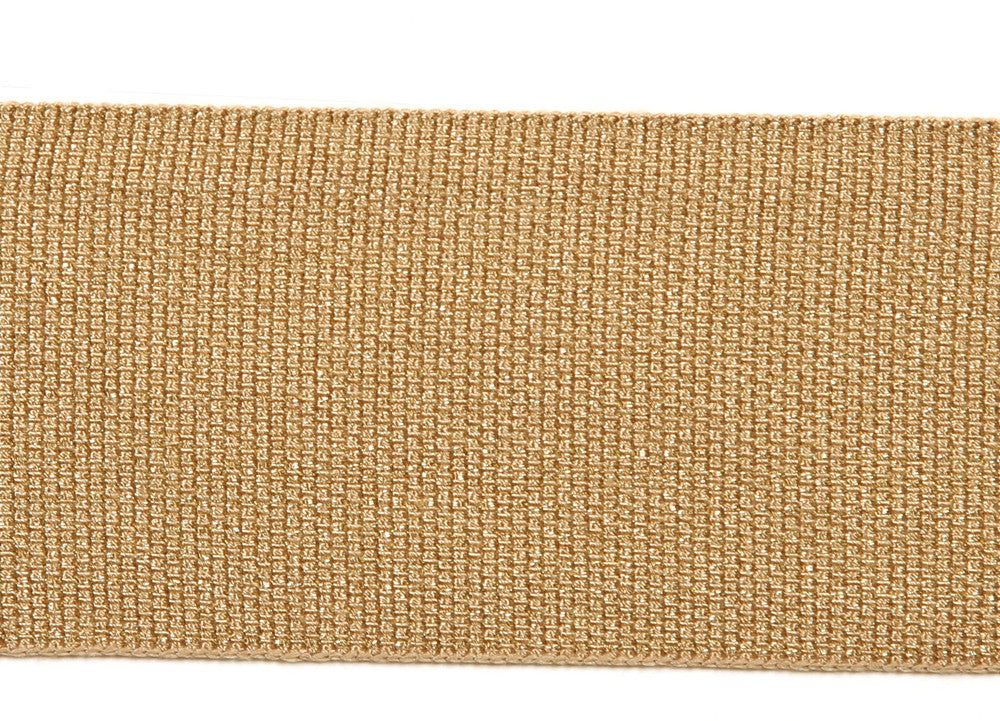 Le Lin Metallic Tape 2" Copper by Europatex Fabric Le Lin Collection 41% Fibranne, 30% Rayon, 28% Metallic Yarns, 1% Polyester China Horizontal: N/A and Vertical: N/A 2" - Fabric Carolina -