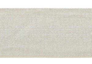 Le Lin Metallic Tape 2" Ice by Europatex Fabric