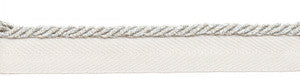 Le Lin Metallic Micro Cord Ice by Europatex Fabric