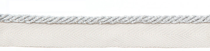 Le Lin Metallic Micro Cord Silver by Europatex Fabric Le Lin Collection 42% Fibranne, 33% Rayon, 25% Metallic Yarns China Horizontal: N/A and Vertical: N/A 1/8" - Fabric Carolina -