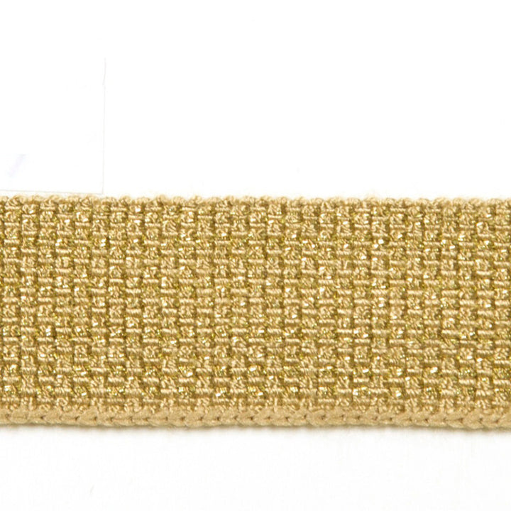 Le Lin Metallic Micro Tape Copper by Europatex Fabric Le Lin 42% Fibranne, 30% Rayon, 25% Metallic yarns, 3% Polyester 0.56 inches - Fabric Carolina -