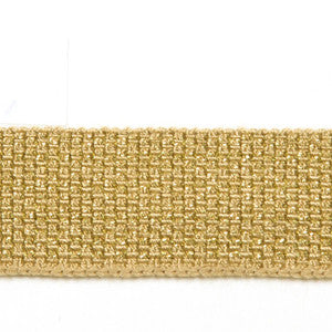 Le Lin Metallic Micro Tape Copper by Europatex Fabric