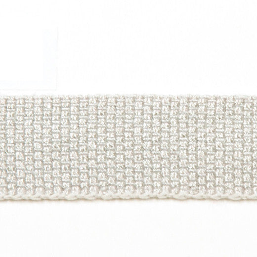 Metallic Micro Gimp Col.Ice by Europatex Fabric Le Lin Collection 42% Fibranne / 30% Rayon / 25% Metallic yarns / 3% Polyester China See Sample Horizontal: N/A and Vertical: N/A 0.56 inches  - Fabric Carolina -