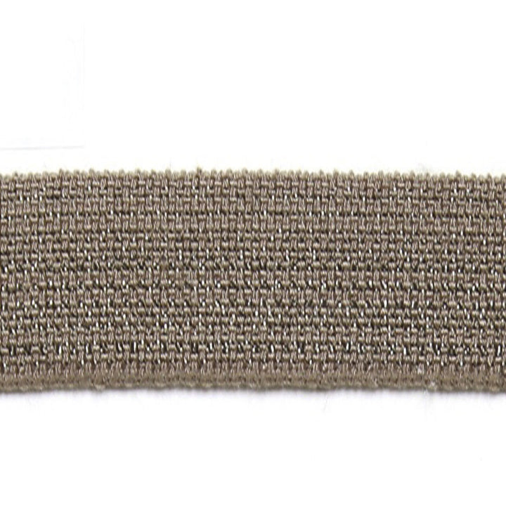 Le Lin Metallic Micro Tape Magnesium by Europatex Fabric Le Lin 42% Fibranne, 30% Rayon, 25% Metallic yarns, 3% Polyester 0.56 inches - Fabric Carolina -