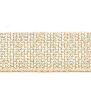 Le Lin Metallic Micro Tape Porcelain by Europatex Fabric