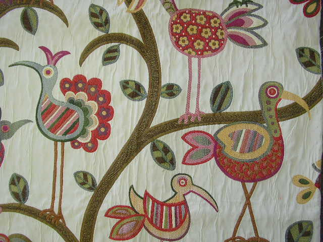 Swavelle Millcreek Crazy Ol Bird Sunrise Animal Bird Fabric