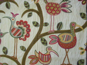 Swavelle Millcreek Crazy Ol Bird Sunrise Animal Bird Fabric