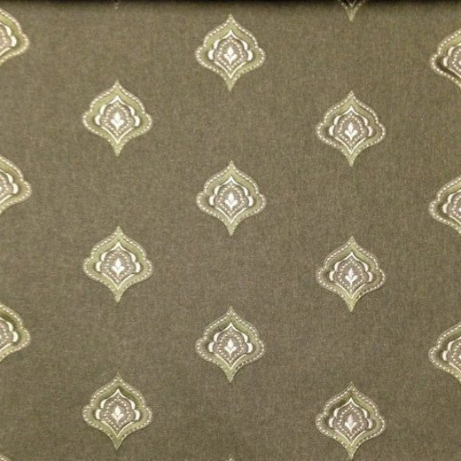 MURPHY MH EMB. WX-5032-OLIVE by Europatex Fabric Murphy Collection 100% Polyester China See Sample Horizontal: N/A and Vertical: N/A 55.00 inches  - Fabric Carolina -
