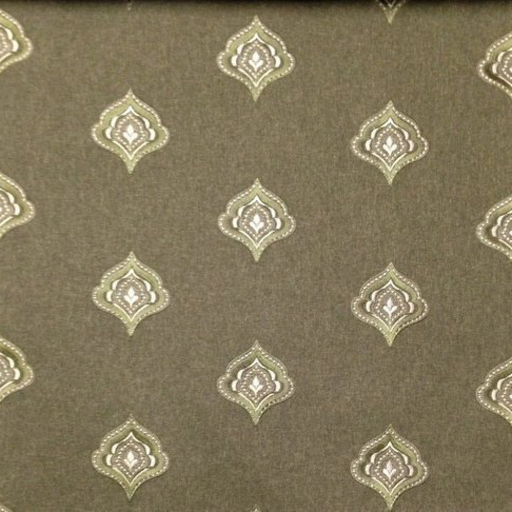 Murphy 5032 Olive by Europatex Fabric Murphy 100% Polyester 6.7" H, 9.5" V 55.00 inches - Fabric Carolina -