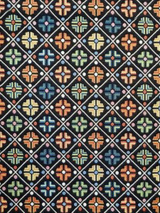 Scalamandre Fabric Kirov Multi Black