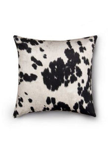 Scalamandre Pillows Pony Pillow 22 X 22 - Black & White
