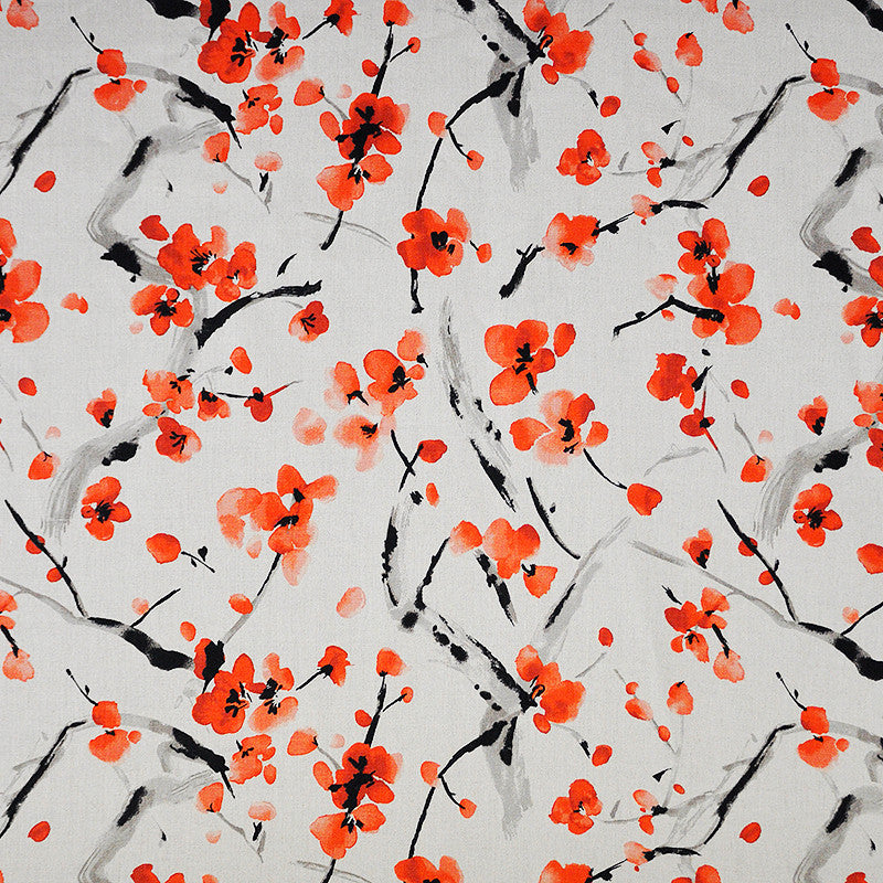 New Beginning # 239 Cherry by Maxwell Fabric COLOR WAVES-GEMSTONES 100% LINEN CHINA </p><p>Repeat: Horizontal: H-27 and Vertical: V-25.25 54" - Fabric Carolina -