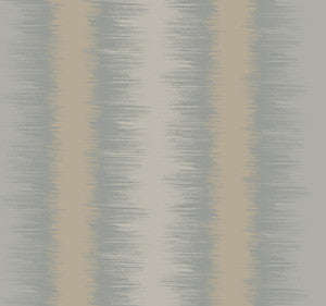 Quill Stripe Dark Grey Wallpaper by Candice Olson
