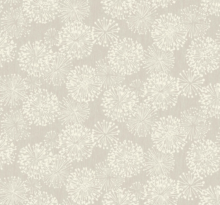 Grandeur Silver Wallpaper by Candice Olson Candice Olson Botanical Dreams Covers about 60.8 square feet 27-in by 27-ft long roll Unpasted 25.25 - Fabric Carolina -