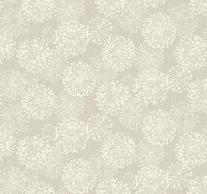 Grandeur Silver Wallpaper by Candice Olson