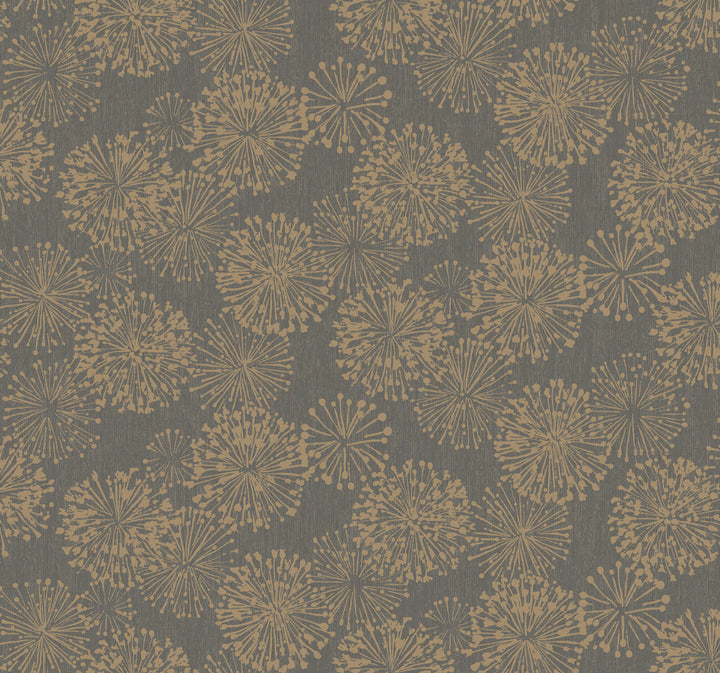 Grandeur Gold Metallic Wallpaper by Candice Olson Candice Olson Botanical Dreams Covers about 60.8 square feet 27-in by 27-ft long roll Unpasted 25.25 - Fabric Carolina -