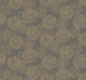 Grandeur Gold Metallic Wallpaper by Candice Olson