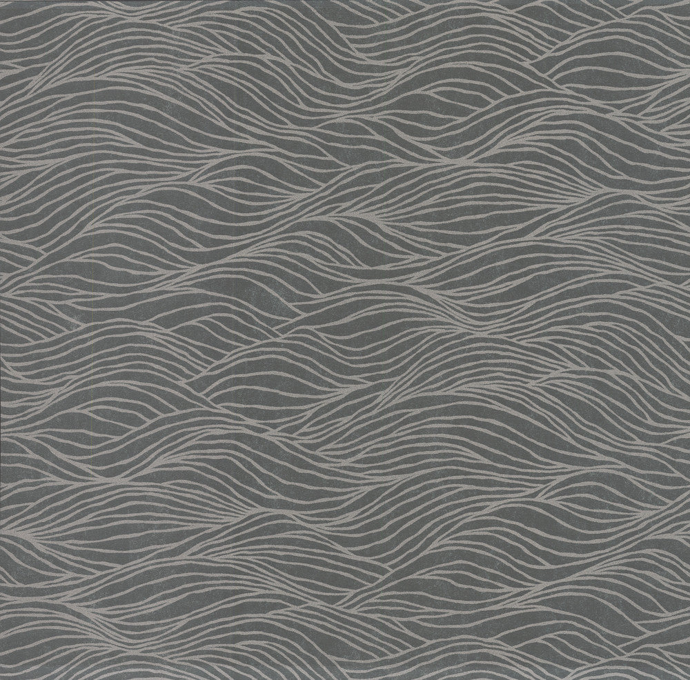 Sand Crest Silver Wallpaper by Candice Olson Candice Olson Botanical Dreams Covers about 60.8 square feet 27-in by 27-ft long roll Unpasted 25.25 - Fabric Carolina -
