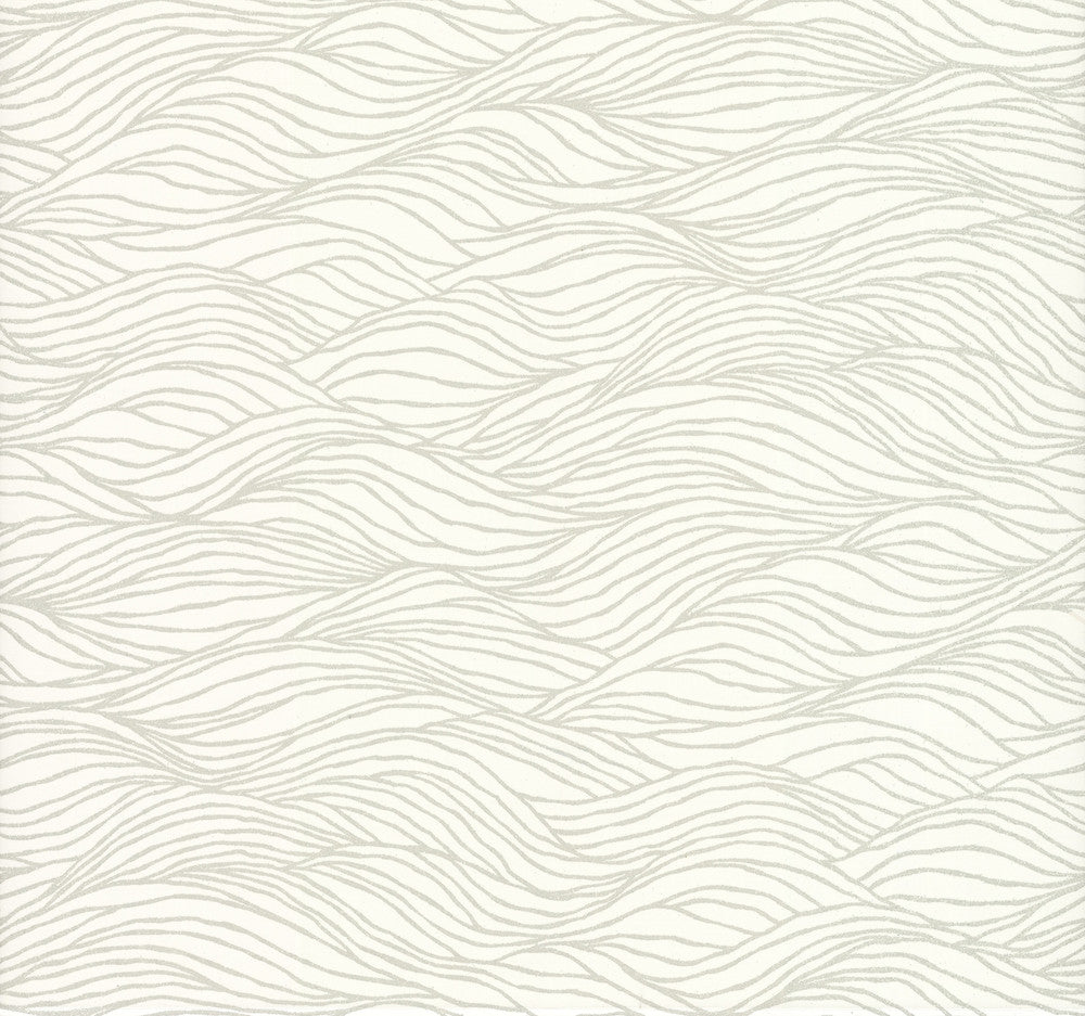 Sand Crest White Wallpaper by Candice Olson Candice Olson Botanical Dreams Covers about 60.8 square feet 27-in by 27-ft long roll Unpasted 25.25 - Fabric Carolina -