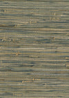 Rushcloth Blue, Brown NA201 by Seabrook Designs Wallpaper