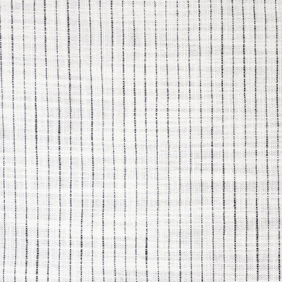 Notebook # 538 Jet by Maxwell Fabric STRIPES & CHECKS 65% POLYESTER/20 % ACRYLIC 15% LINEN CHINA V-0.5" 57" - Fabric Carolina -