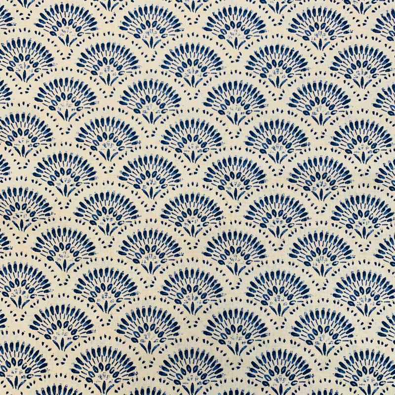 Naomi Blue by Magnolia Fabric - 100% COTTON CHINA NA Horizontal: 4.75 and Vertical: 4.25 54" - Fabric Carolina -