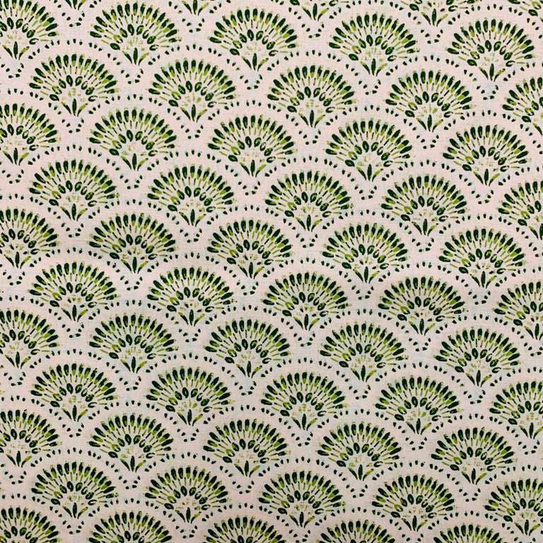 Naomi Green by Magnolia Fabric - 100% COTTON CHINA NA Horizontal: 4.75 and Vertical: 4.25 54" - Fabric Carolina -