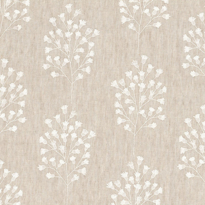 Naples 1 Buff by Stout Fabric Stout Fabric Naples 1 BuffFabric Color My Window Toast/Eggshell 36%Cot 35%Lin 17%Svi 12%Pol %Bemb India </p><p>Repeat: H: 13.5, V: 12.625 54 in - Fabric Carolina -