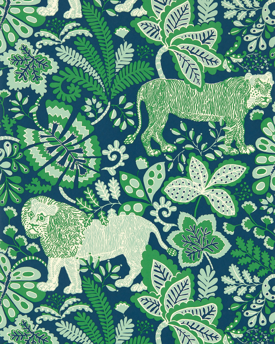 Midnight/Mint By Scion Wallcovering