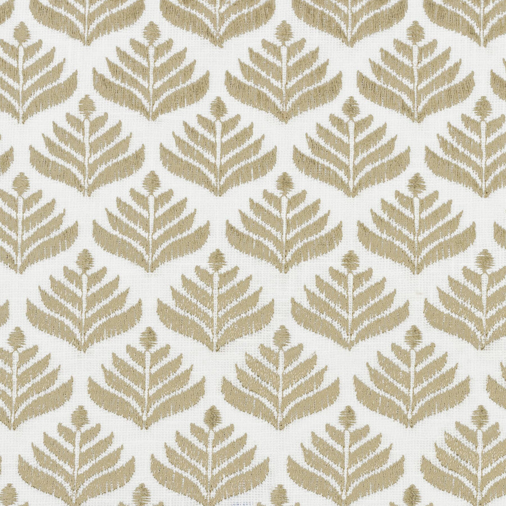 Narvick 2 Taupe by Stout Fabric COLOR MY WINDOW CHALK/TAUPE 89%POL 11%COT INDIA Horizontal: 1.875 and Vertical: 2.375 51.13 in - Fabric Carolina -