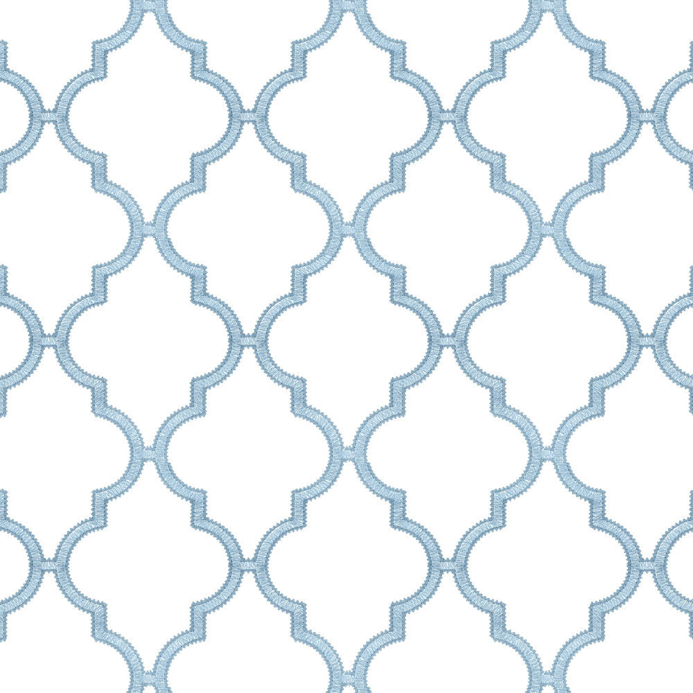 Nato 4 Powder by Stout Designer Fabric RAINBOW LIBRARY HORIZON/LAKE 100%COT %VEMB INDIA Horizontal: 6.5 and Vertical: 7.375 52 in - Swanky Fabrics -