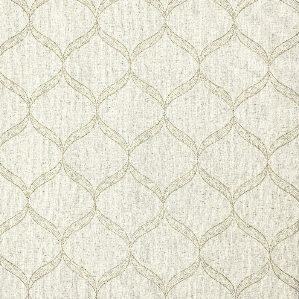 Navstar 3 Khaki by Stout Designer Fabric COLOR MY WINDOW PEARL/DRIFTWOOD 50%POL 40%COT 10%LIN %BEMB CHINA Horizontal: 5.750 and Vertical: 7.750 52 in - Swanky Fabrics -