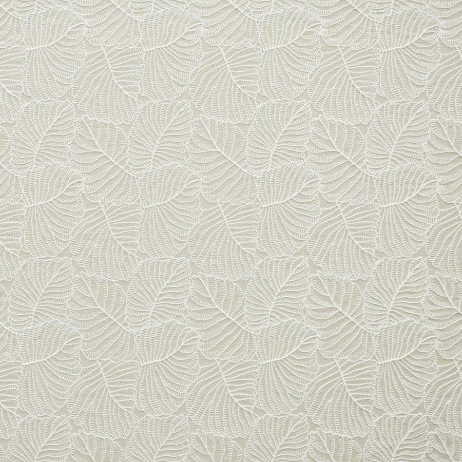 Nettle # 201 Latte by Maxwell Fabric Color Theory-Vol.Vi Alabaster 55% COTTON/45% SPUN POLYESTER INDIA V-7.5"H-5.75" 54"EMB.52" - Fabric Carolina -