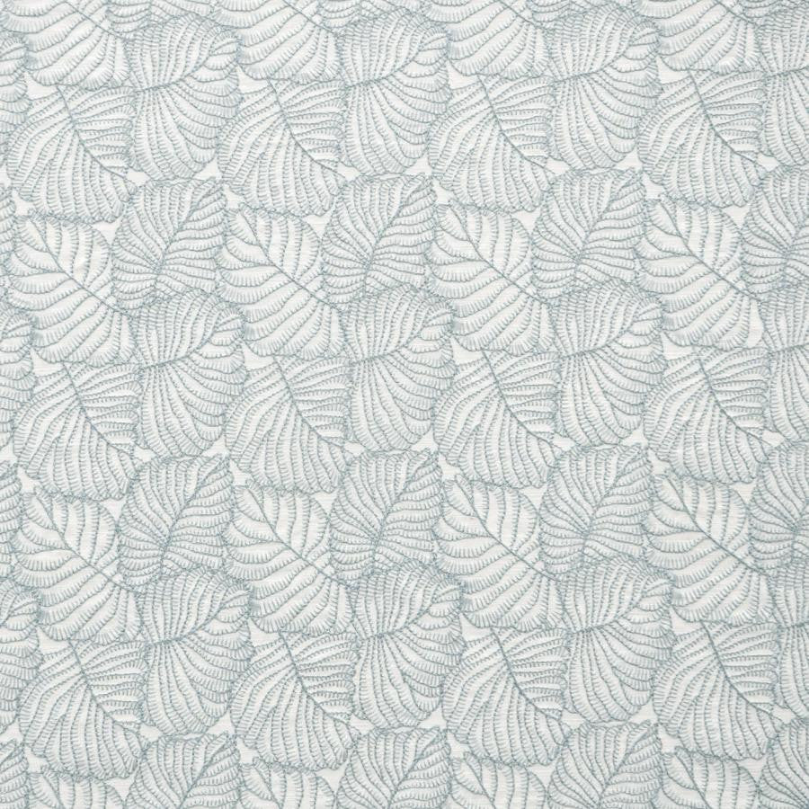 Nettle # 820 River by Maxwell Fabric Color Theory-Vol.Vi Odyssey 55% COTTON/45% SPUN POLYESTER INDIA V-7.5"H-5.75" 54"EMB.52" - Fabric Carolina -