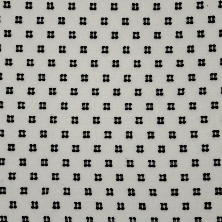 Netsuke # 518 Domino by Maxwell Fabric Sheer Craft 100% POLYESTER TURKEY V-1.5" H-1.5" 118" - Fabric Carolina -
