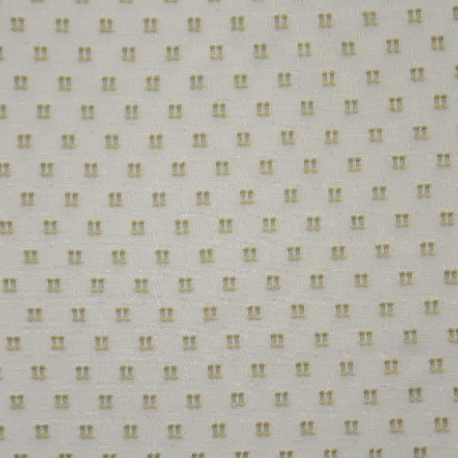 Netsuke # 544 Oyster by Maxwell Fabric Sheer Craft 100% POLYESTER TURKEY V-1.5" H-1.5" 118" - Fabric Carolina -