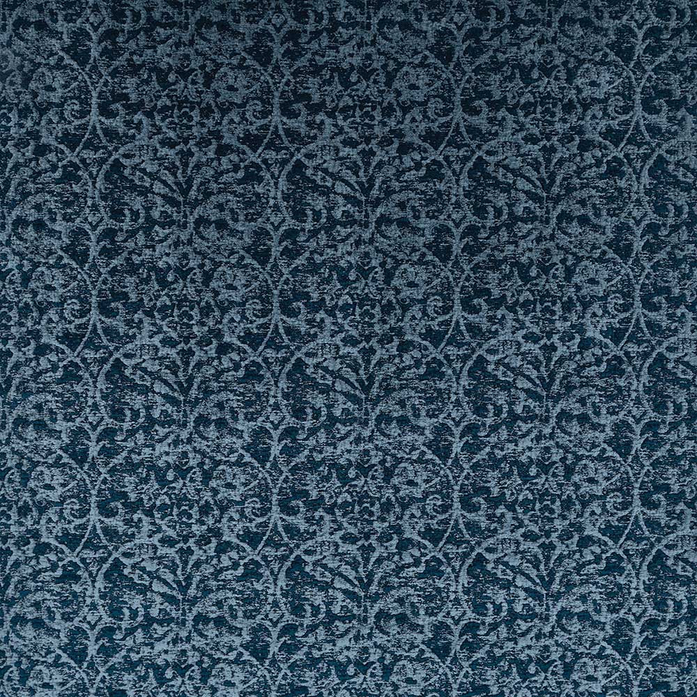 Osborne and Little Fabric Marchmain Brideshead Damask Blue NCF4372-05 ~ 7 1/2 Yards