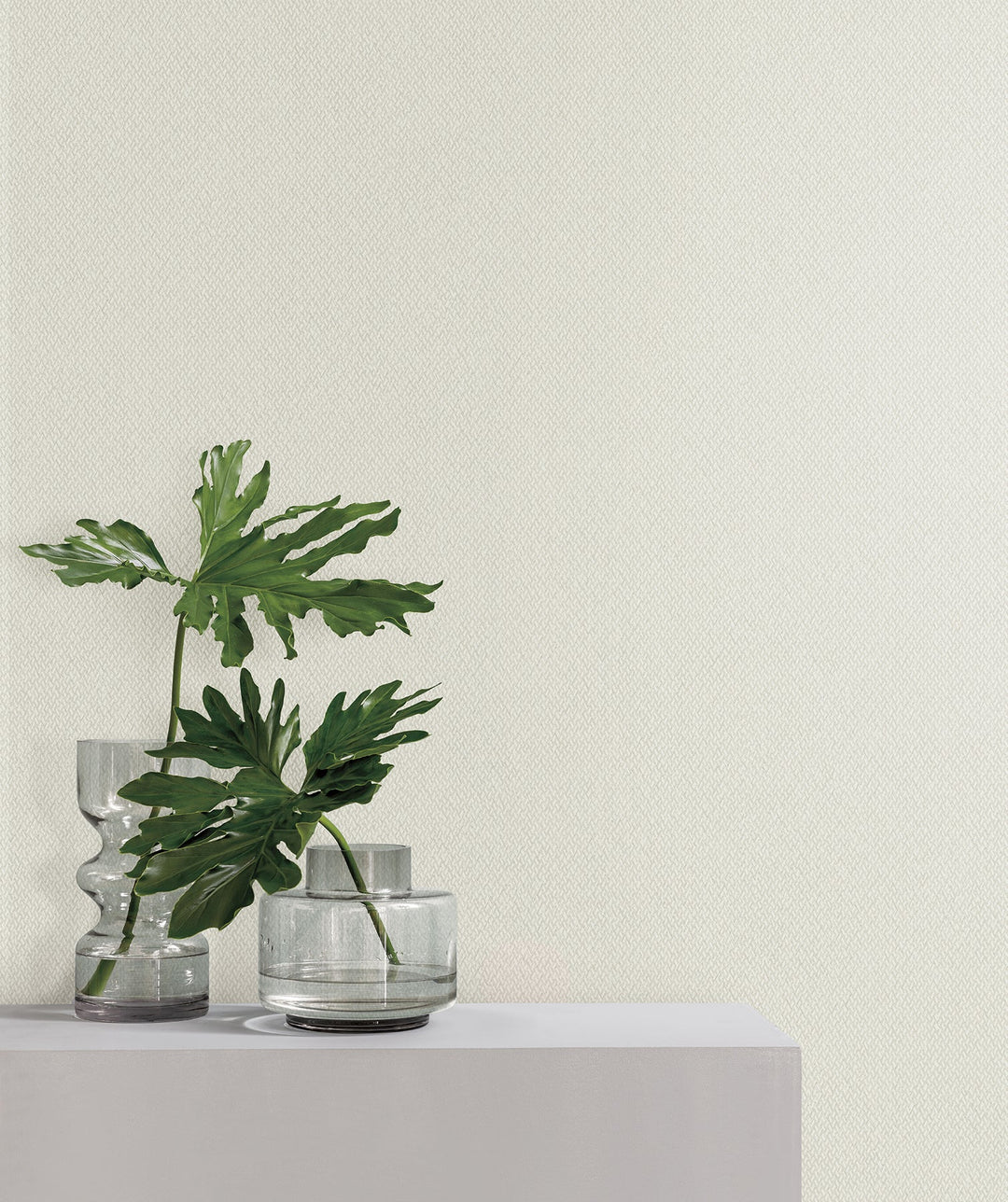 Give & Take Light Beige Wallpaper by York Wallcoverings Designer