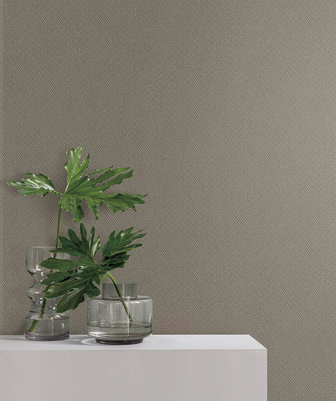 Give & Take Brown Wallpaper by York Wallcoverings Designer