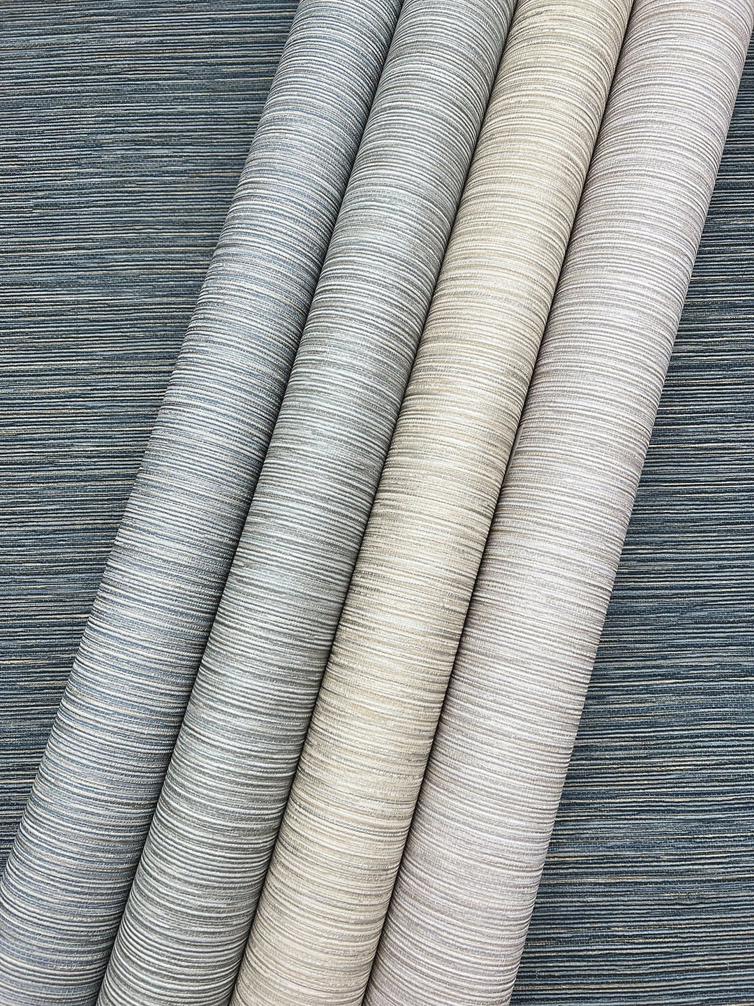 Grass Roots Grey Wallpaper by York Wallcoverings Designer