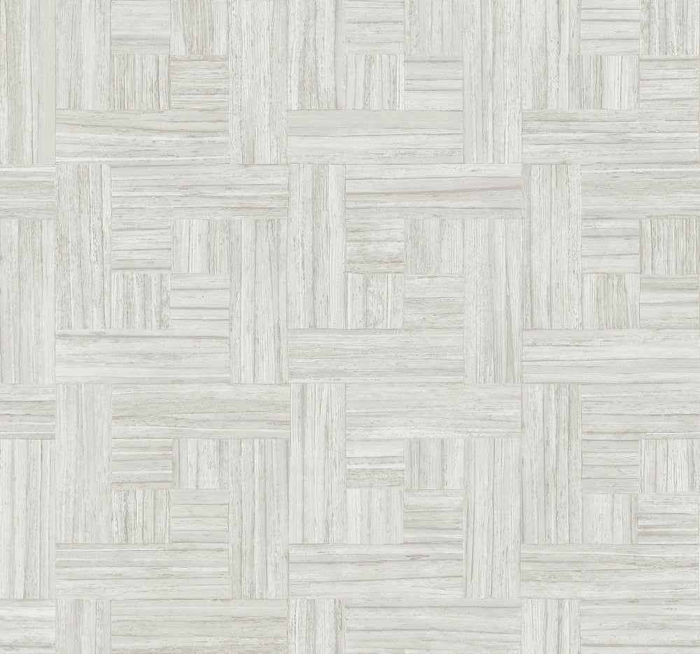Tesselle White Wallpaper by York Wallcoverings Natural Digest Covers about 60.8 square feet 27-in by 27-ft long roll Unpasted 25.25 - Fabric Carolina -