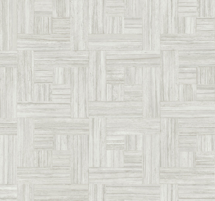 Tesselle White Wallpaper by York Wallcoverings Natural Digest Covers about 60.8 square feet 27-in by 27-ft long roll Unpasted 25.25 - Fabric Carolina -