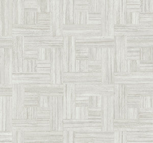 Tesselle White Wallpaper by York Wallcoverings