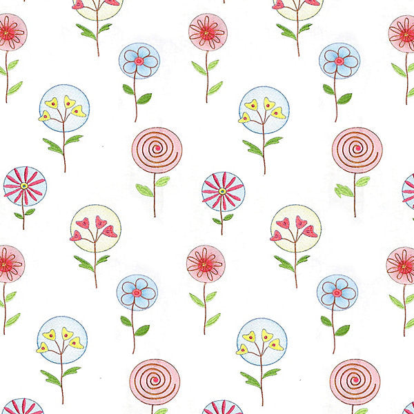 Fancy Work Blue/Coral by Grey Watkins Fabric Grey Watkins Fabric Fancy Work Blue/CoralFabric 100% COTTON INDIA </p><p>Repeat: H: 15", V: 12.75" 51" - Fabric Carolina -