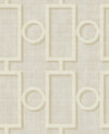 Adorn Geo Cream and Off-White NE50605 by Seabrook Designs Wallpaper