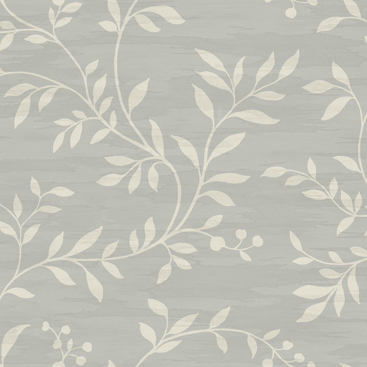 Couture Metallic Silver and Off-White by Seabrook Wallpaper Nouveau Luxe United States 60.75 27" 27" - Fabric Carolina -