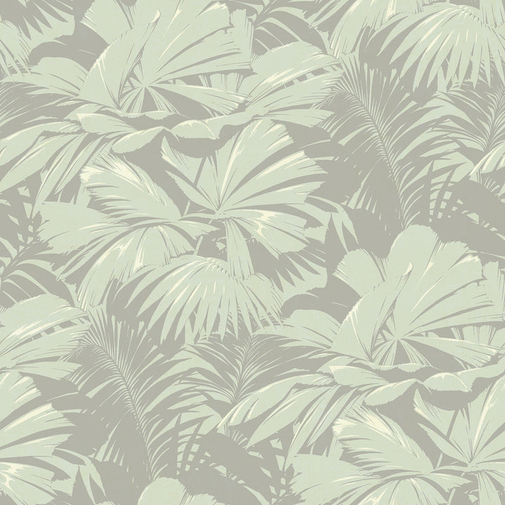 Masquerade Light Eucalyptus and Gray by Seabrook Wallpaper Nouveau Luxe United States 60.75 27" 27" - Fabric Carolina -