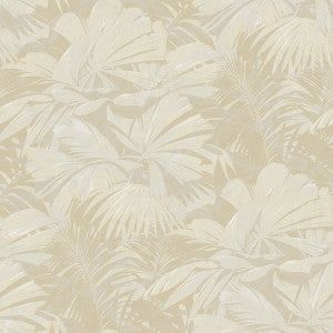 Masquerade Metallic Gold and Off-White by Seabrook Wallpaper